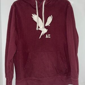 American Eagle Outfitters Burgundy Hoodie
